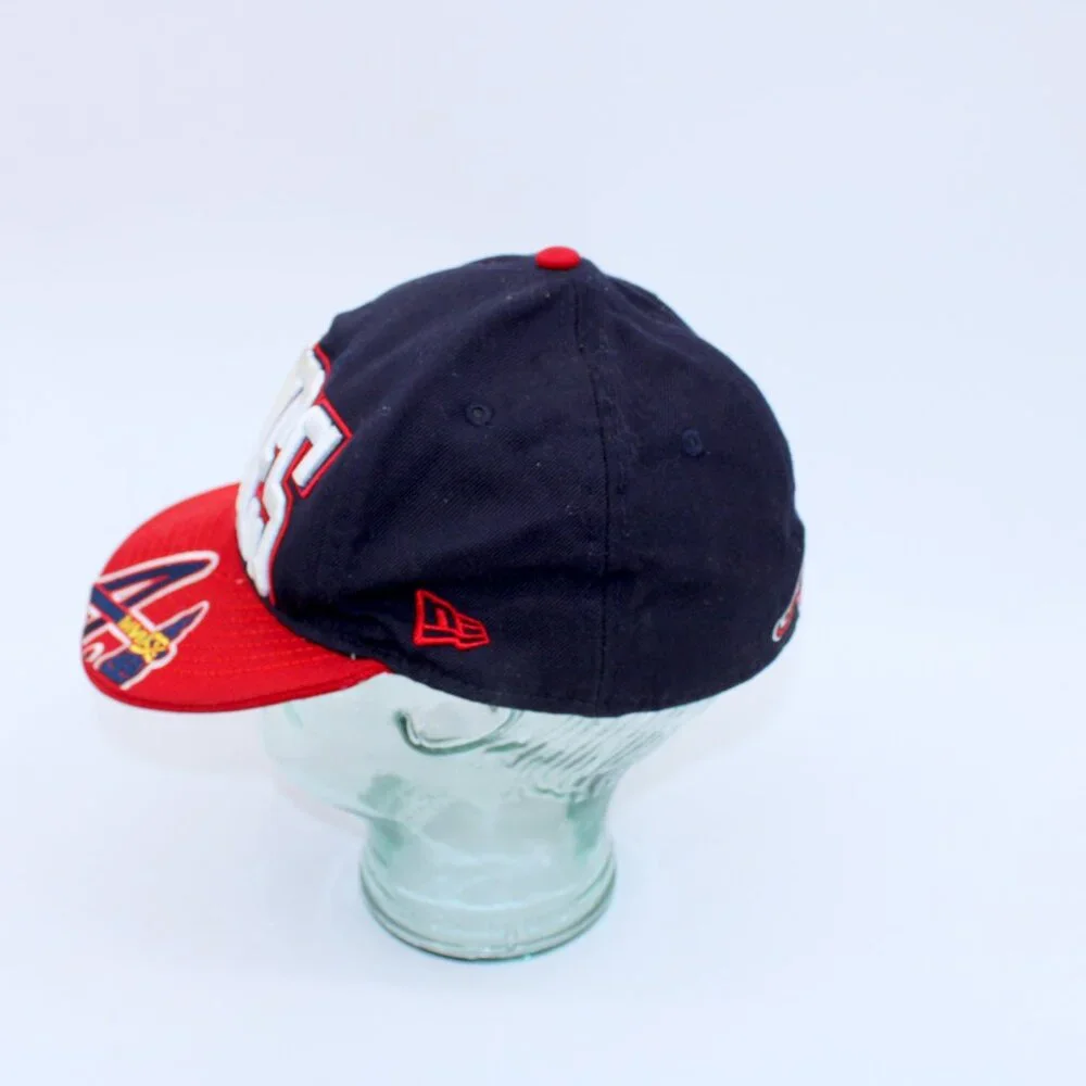 Atlanta Braves New Era 59FIFTY Fitted Hat Cap Size 6 7/8 MLB Baseball - Picture 2 of 6